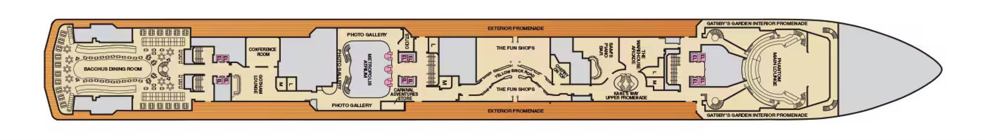 Deck 3 - Atlantic plan